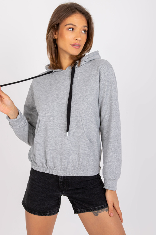 Hall melanž dressipluus kapuutsiga...