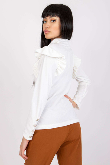 Valge naiste veluurpluus Capri 2