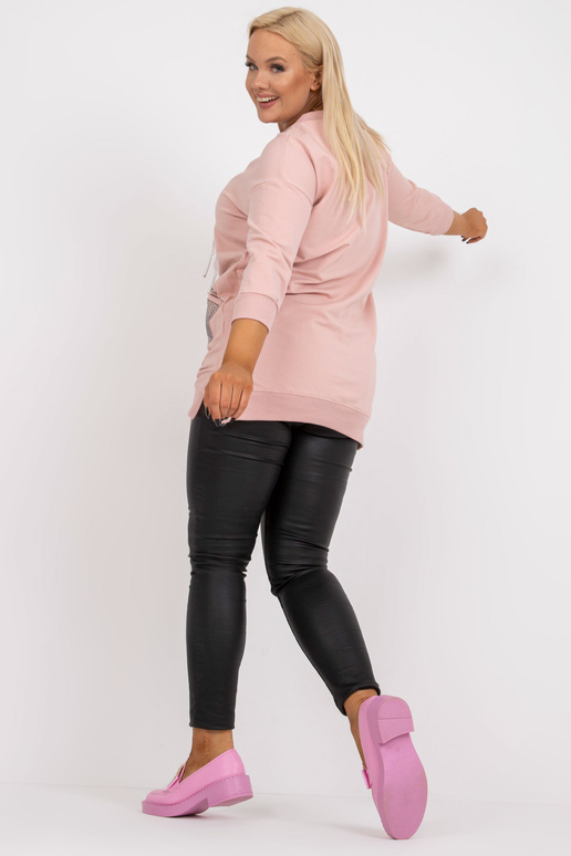 Määrdunud roosa puuvillane tuunika...