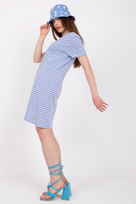 Helesinise triibuline minikleit...