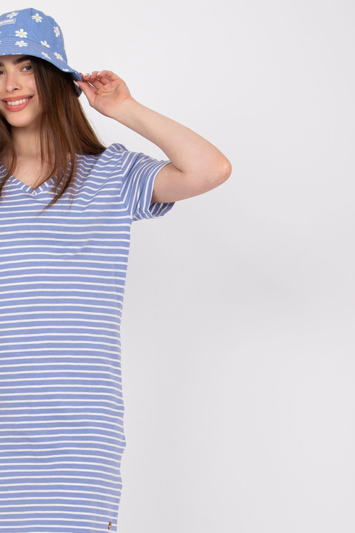 Helesinise triibuline minikleit...