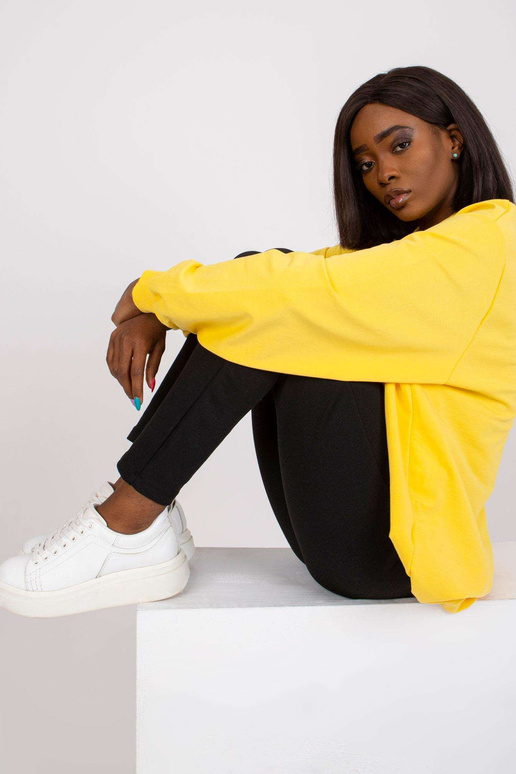 Kollane Twist puuvillane dressipluus