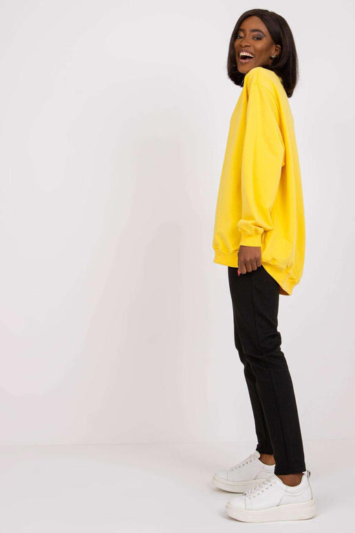 Kollane Twist puuvillane dressipluus