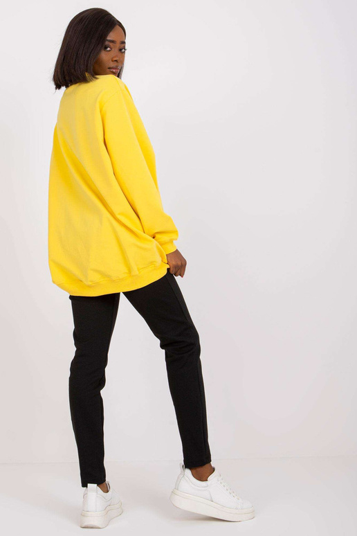 Kollane Twist puuvillane dressipluus