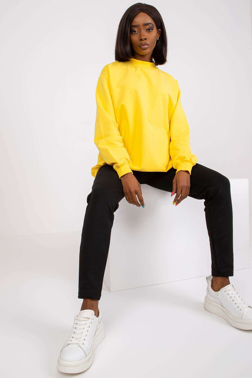 Kollane Twist puuvillane dressipluus