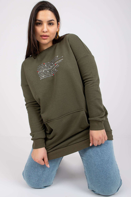 Khaki värvi dressipluus pluss...