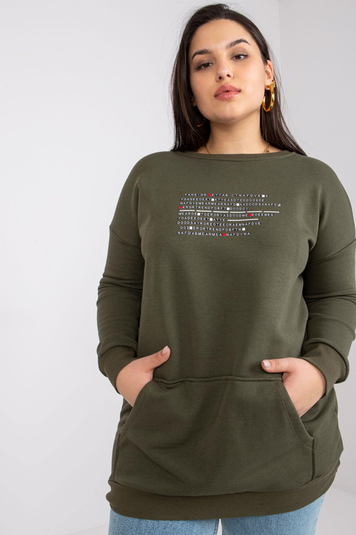 Khaki värvi dressipluus pluss...