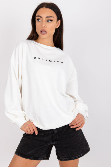 Ecru kapuutsita dressipluus...