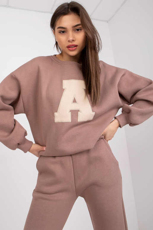 Pruun Edvige kapuutsita dressipluus