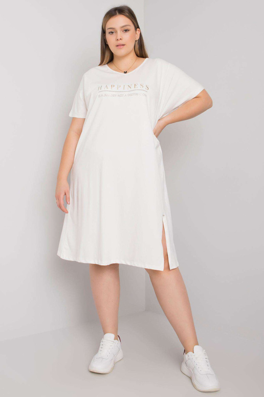 Lucy Ecru suures suuruses lõhikuga kleit