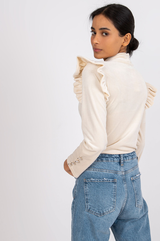 Beež veluurpluus dekoratiivse Capri...