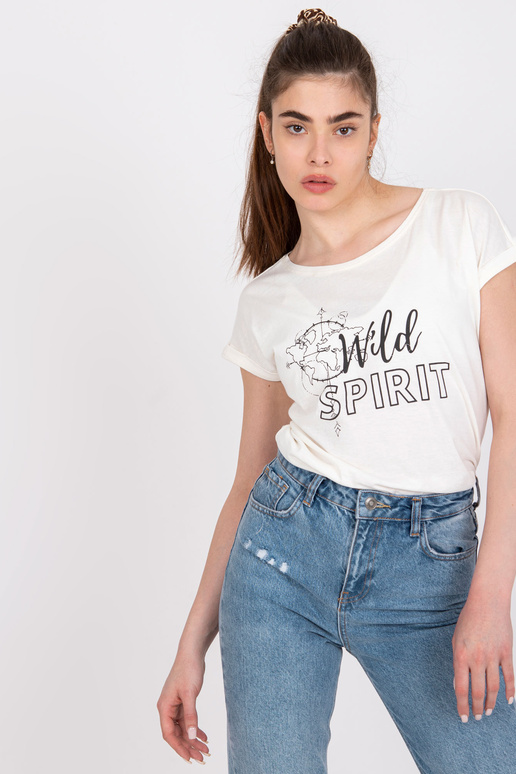 Ekrüpuuvillane naiste t-särk Cabrera... Ekrüpuuvillane naiste t-särk Cabrera...