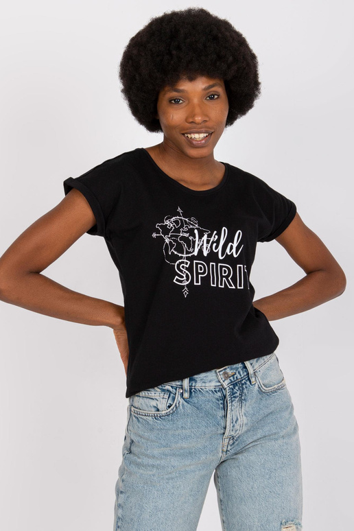 Must naiste t-särk trükiga Cabrera...