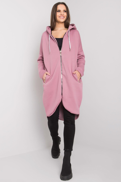 Määrdunud roosa pikk dressipluus...