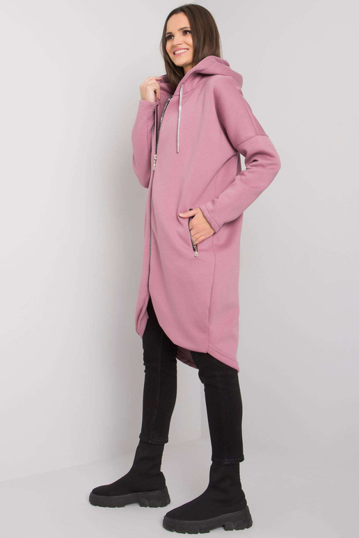 Määrdunud roosa pikk dressipluus...