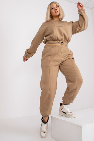 Beež Plus Size puuvillane...