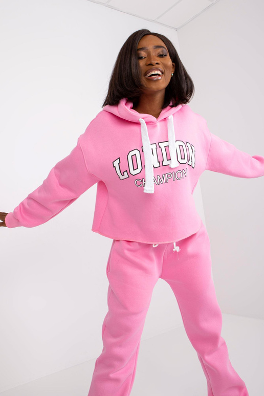 Roosa kapuutsiga dressikomplekt Laraina