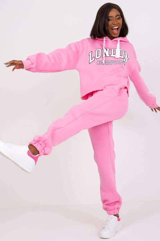 Roosa kapuutsiga dressikomplekt Laraina