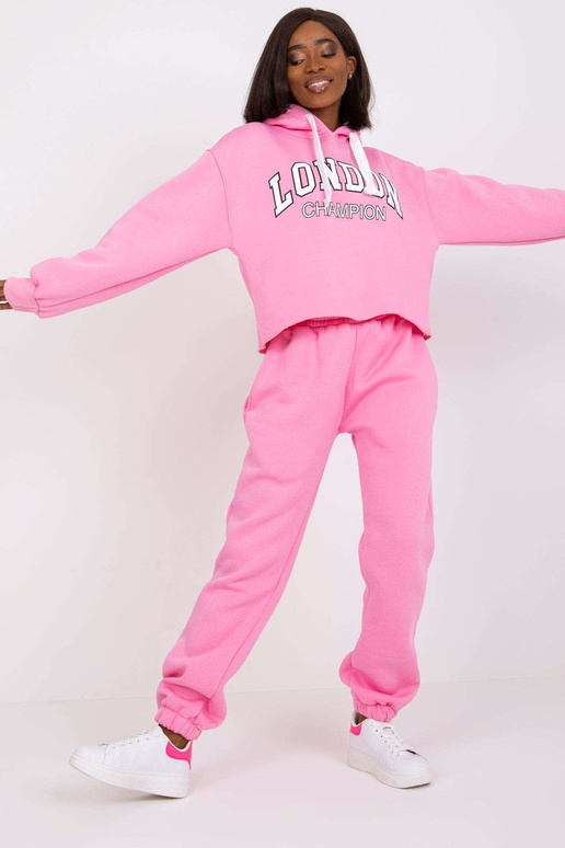 Roosa kapuutsiga dressikomplekt Laraina