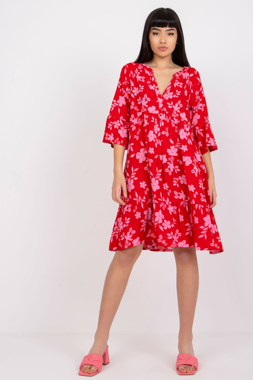 Pola SUBLEVEL punane lilleline kleit Pola SUBLEVEL punane lilleline kleit
