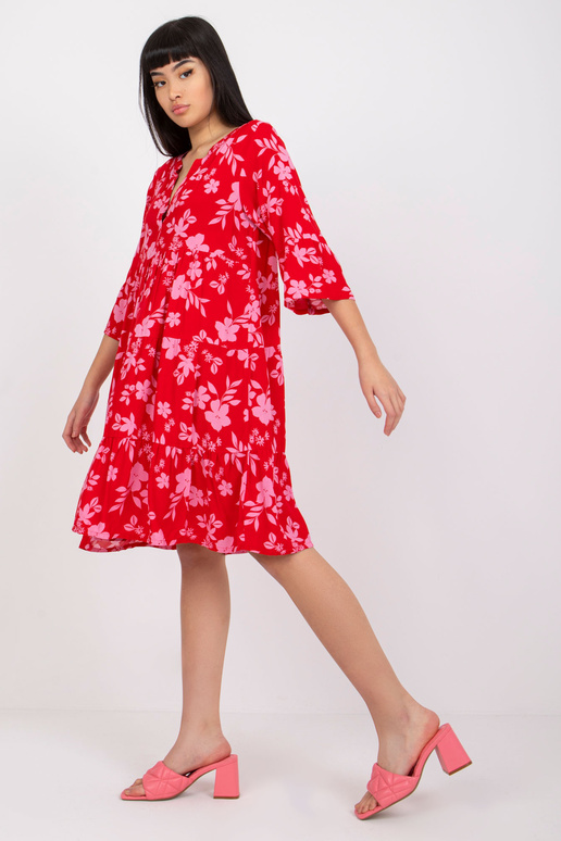 Pola SUBLEVEL punane lilleline kleit Pola SUBLEVEL punane lilleline kleit