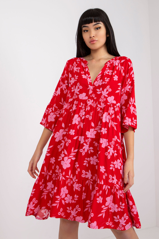 Pola SUBLEVEL punane lilleline kleit Pola SUBLEVEL punane lilleline kleit