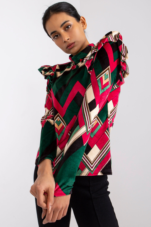 Annabeli rohelise ja roosa mustriga...