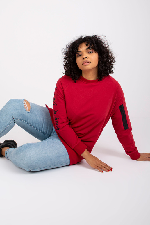 Burgundia dressipluusi pluss suuruses...