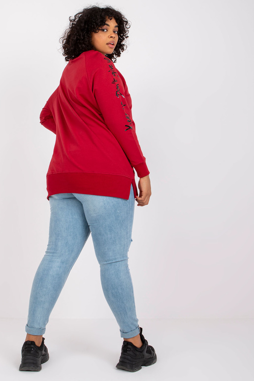 Burgundia dressipluusi pluss suuruses...