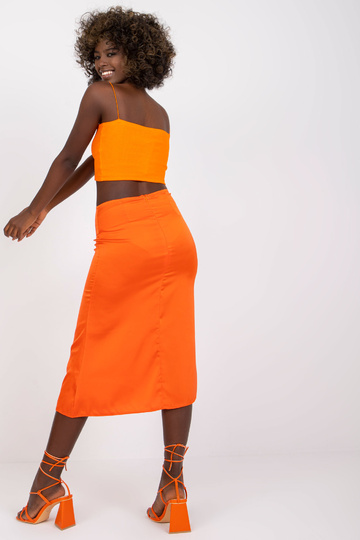 Oranž midi-trapetsikujuline...