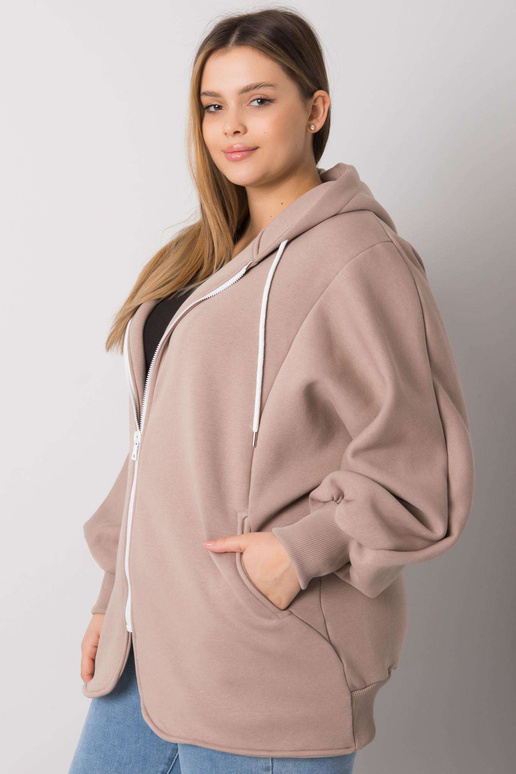 Tumebeež plusssuuruses kapuuts Ella