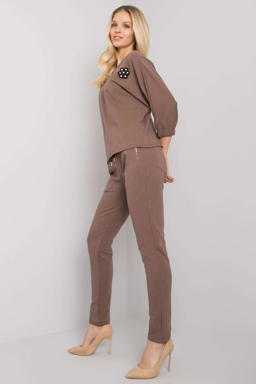 Pruun puuvillane komplekt Jane RUE... Pruun puuvillane komplekt Jane RUE...