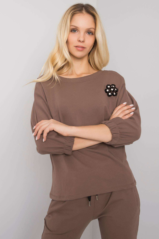 Pruun puuvillane komplekt Jane RUE... Pruun puuvillane komplekt Jane RUE...