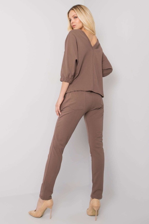 Pruun puuvillane komplekt Jane RUE... Pruun puuvillane komplekt Jane RUE...