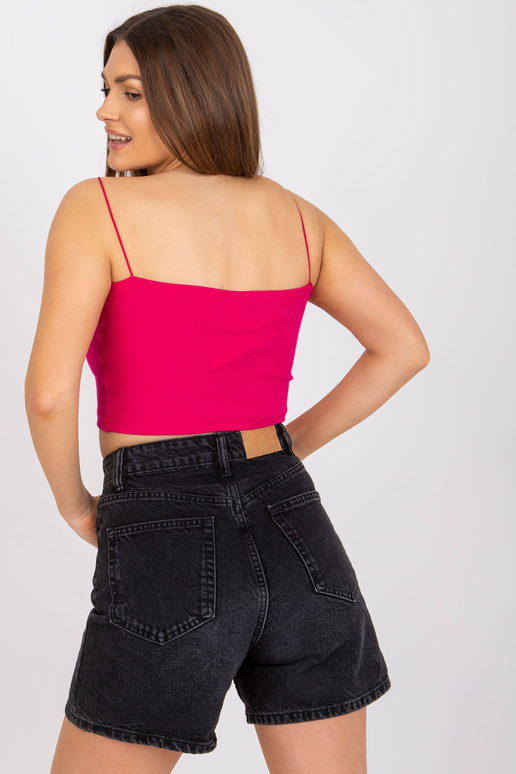 Fuksiast lühike triipudega topp Aria... Fuksiast lühike triipudega topp Aria...