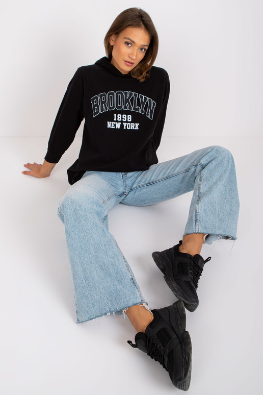 Roxane must pika kapuutsiga kampsun