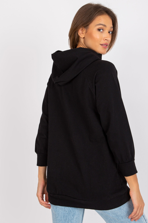 Roxane must pika kapuutsiga kampsun