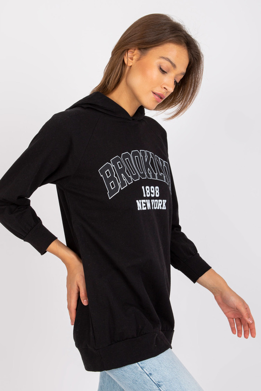 Roxane must pika kapuutsiga kampsun