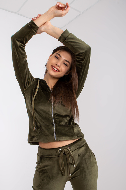 Khakivärvi veluurkomplekt koos...