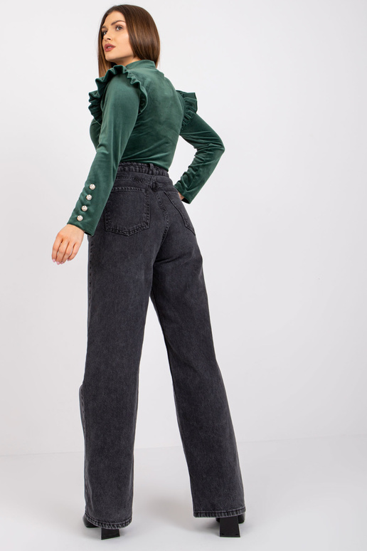 Tumeroheline satsidega veluurpluus Capri