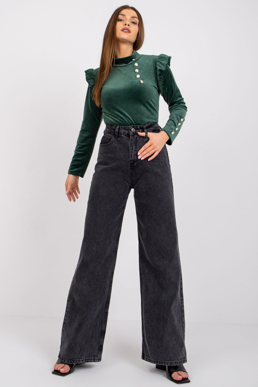 Tumeroheline satsidega veluurpluus Capri