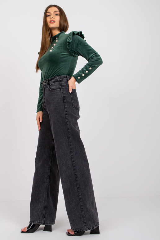 Tumeroheline satsidega veluurpluus Capri