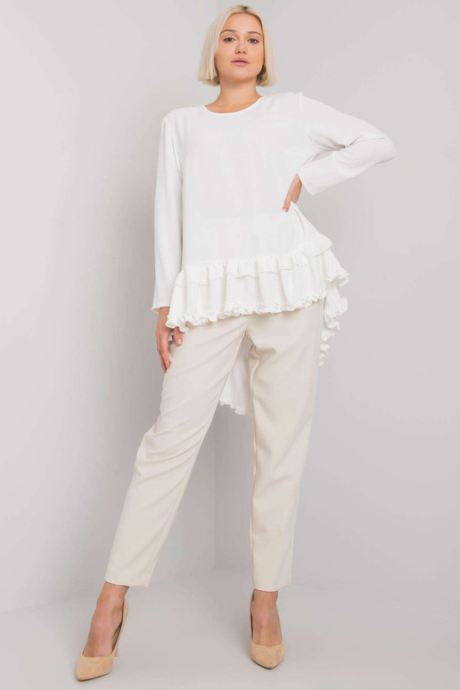 Valge voldiga pluus Tracy RUE PARIS