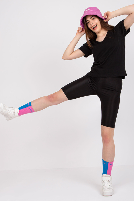 Must naiste T-särk puuvillane Salina...