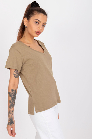 Tumebeež puuvillane t-särk...