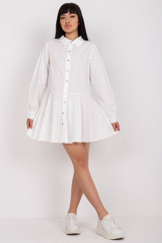 Valge pikkade varrukatega särkkleit