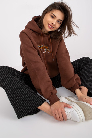 Pruun tikandiga dressipluus... 2