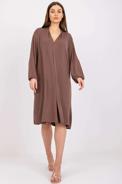 Pruun ülisuur Midi kleit Rimini