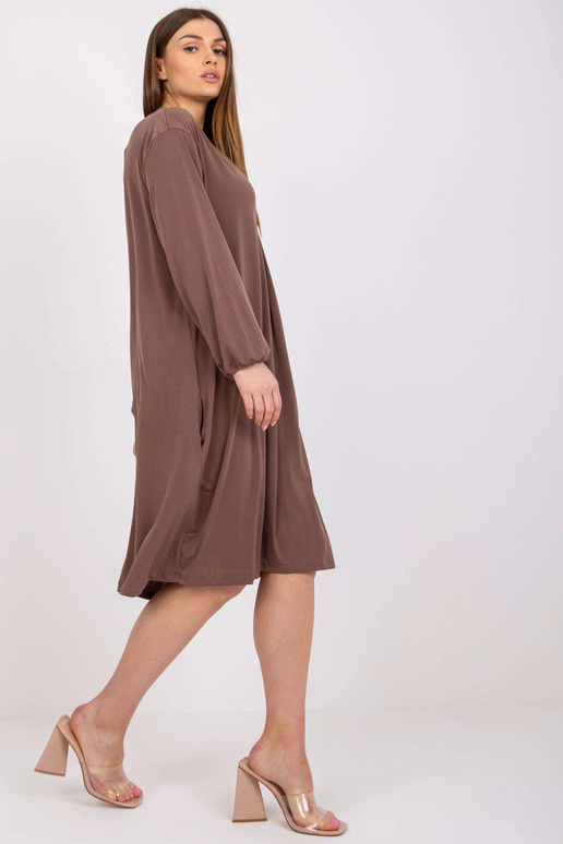 Pruun ülisuur Midi kleit Rimini