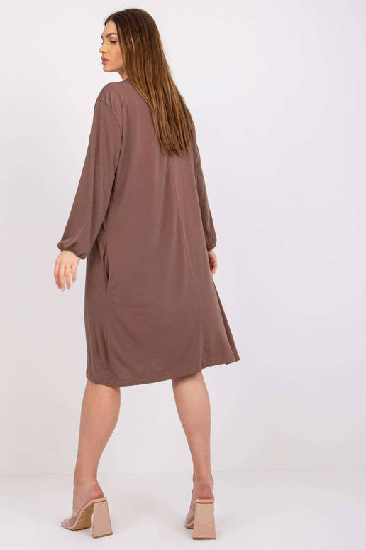 Pruun ülisuur Midi kleit Rimini